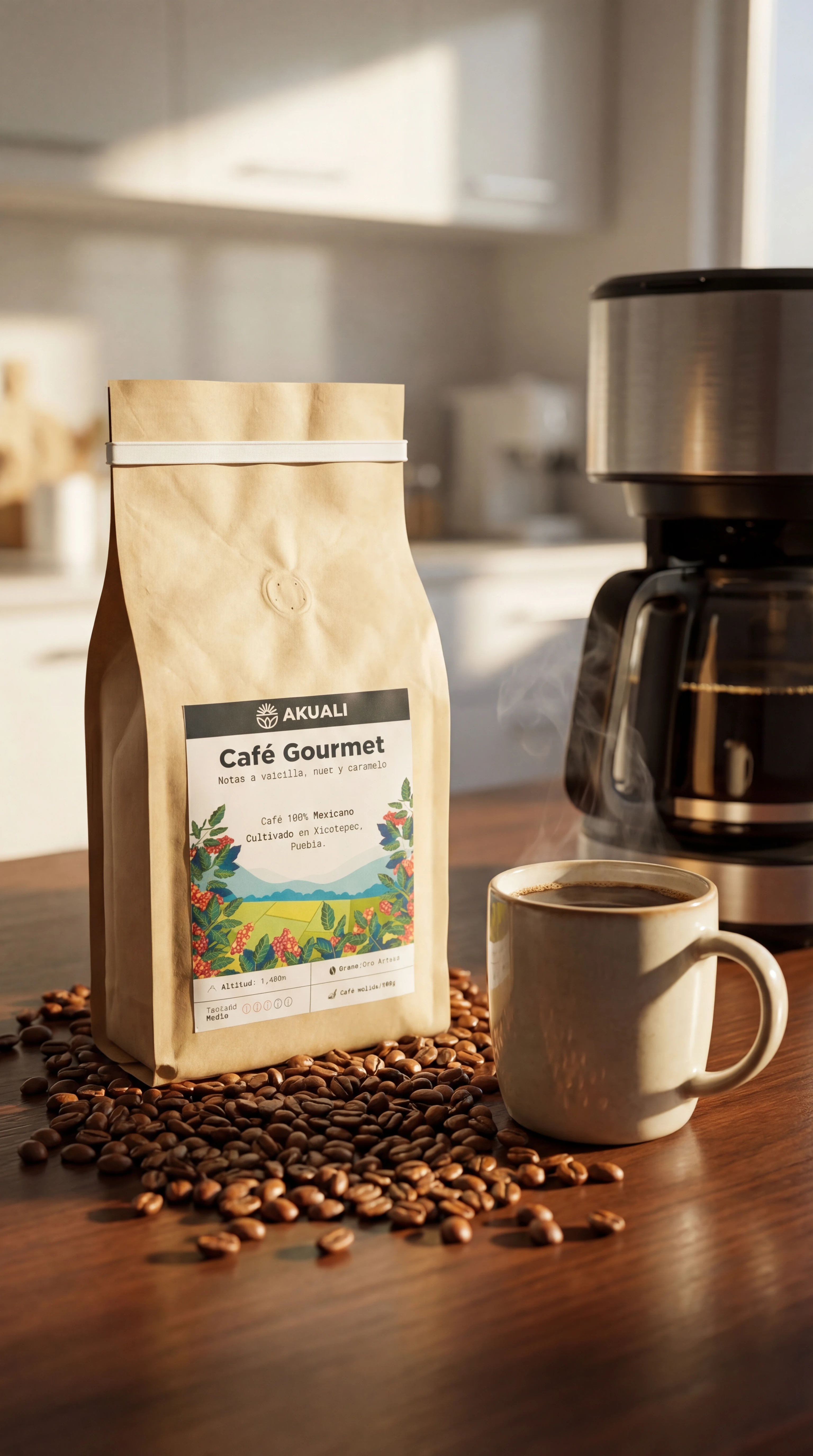 Café enviado desde Puebla